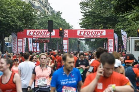 10Km l’Equipe Paris 2016 - 29/05/2016 – Paris – France – Ambiance à l'arrivée