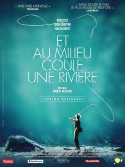 Et au milieu coule une rivière - Affiche