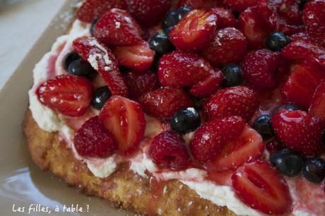 Shortcake au lait ribot et fruits rouges Shortcake au lait ribot et fruits rouges
