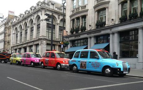 Les taxis londoniens à l’image de Pepper’s