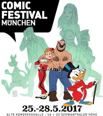 Comic Festival München / Festival de la bande dessinée à Munich du 25 au 28 mai 2017
