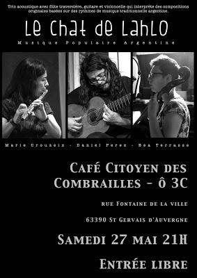 Marie Crouzeix et Daniel Pérez lancent leur nouveau trio et toujours en Auvergne [ici]