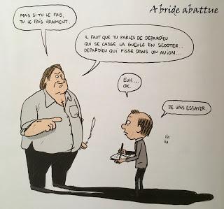 Gérard, cinq années dans les pattes de Depardieu de Mathieu Sapin