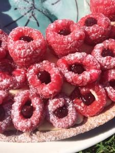 Tarte aux framboises d’après Cyril Lignac