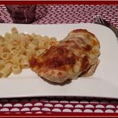 Mise à l'honneur#22 Escalopes de dinde gratinées au chorizo et à la mozzarella - Oh, la gourmande..