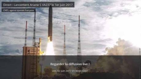 Lancement des satellites ViaSat-2 et EUTELSAT 172B