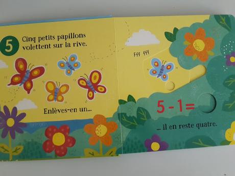 Feuilletage d'albums #48 : Initiation aux maths/ chiffres avec Usborne : Petites additions au cirque - Petites soustractions le jardin - Mon premier imagier avec rabats Les calculs - Valisette d'activités