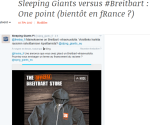 Sleeping Giants France, une initiative visible contre la haine