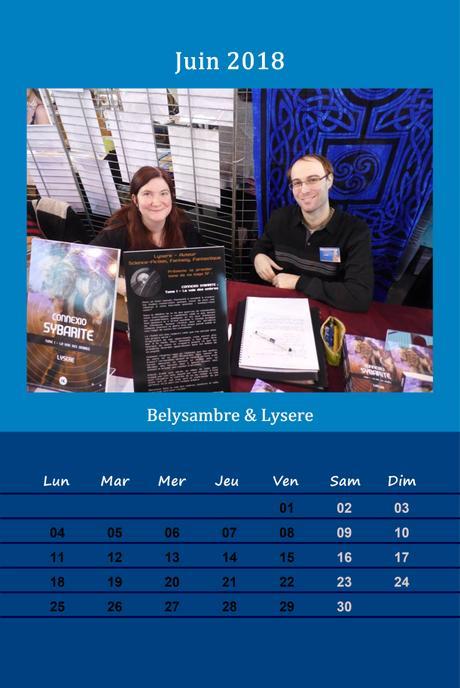 Calendrier des auteurs : Juin Calendrier des auteurs : Juin