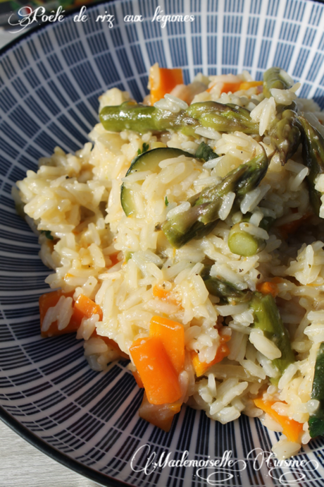 Poêlé de riz aux légumes