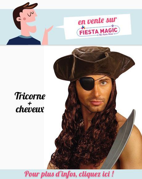 Chapeau tricorne pirate