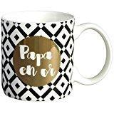 Mug cadeau à message  Papa en Or