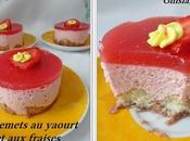 Entremets yaourt fraises