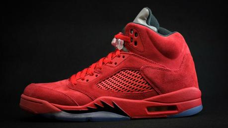 136027-602 air jordan 5 university red