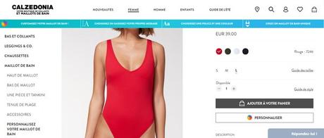 Calzedonia adopte pour l’été la personnalisation de ses maillots de bain