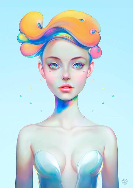 Colorful digital paintings by Christian Orrillo