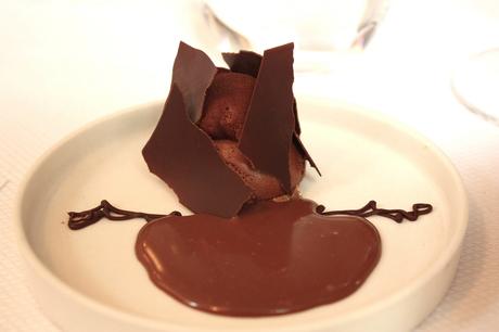 Mousse chocolat, sorbet coco © Gourmets&Co - copie