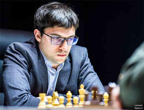 Le Français Maxime Vachier-Lagrave a buté contre le mur solide dressé par Viswanathan Anand dans une défense Caro-Kann variante d'avance - Photo © Lennart Ootes