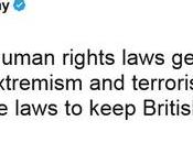 Theresa n'en cure droits l'homme