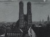 Frauenkirche clair lune, carte postale ancienne