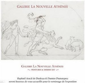 Galerie « La Nouvelle Athènes » 16 Juin au 30 Juin 2017 exposition Bartolomeo PINELLI (1771-1835) dessins inédits