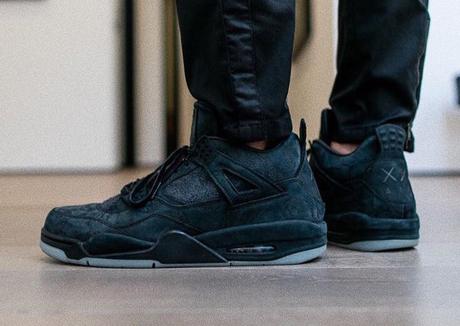 Kaws x Air Jordan 4 Black