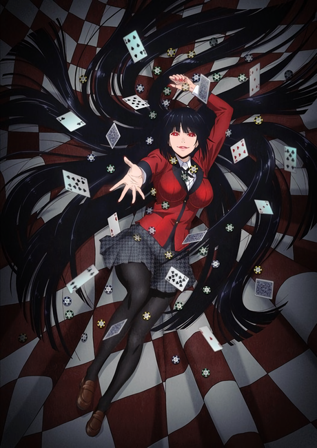 L’adaptation animée du manga Gambling School (Kakegurui) se dévoile Karegurui