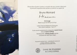 Galerie DIANE DE POLIGNAC & CHAZOURNES  exposition Bruno MOINARD « Itinérances »