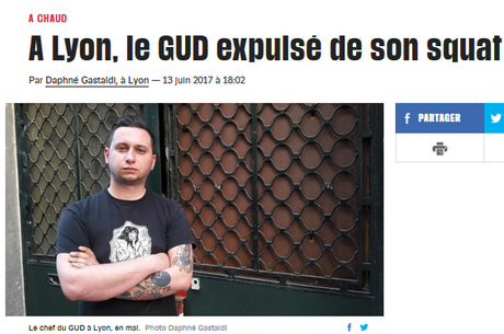 les rats… cistes du #Gud  enfin délogés (Ô, JOIE !) #Lyon #antifa