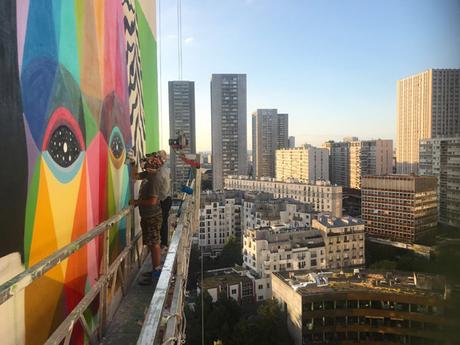 Paris : une fresque gigantesque de La Joconde apparaît dans le 13ème