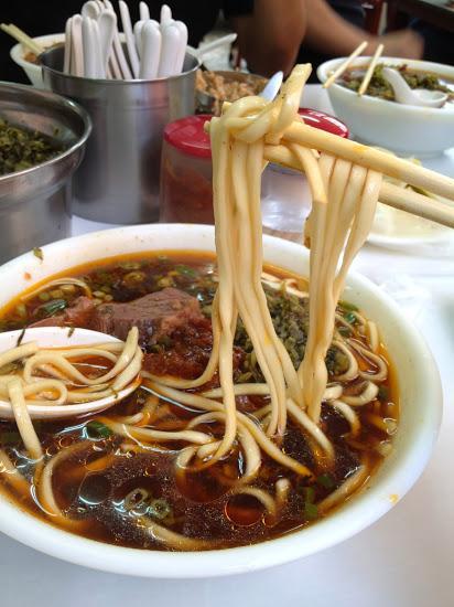 Taiwanese / beef noodle soup: LAO WANG JI BEEF NOODLE SOUP