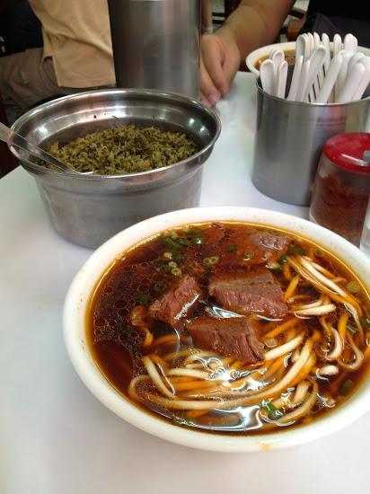 Taiwanese / beef noodle soup: LAO WANG JI BEEF NOODLE SOUP