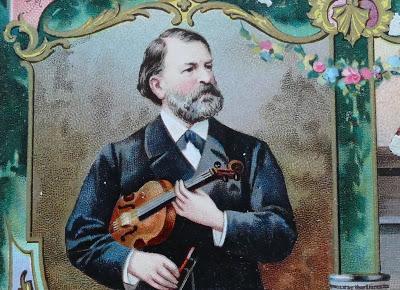 Chromos Liebig: musiciens virtuoses dans l'entourage de Wagner