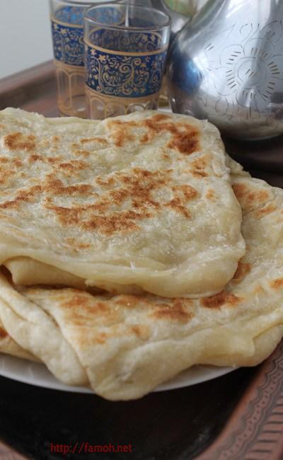 Msemen crêpe feuilletée