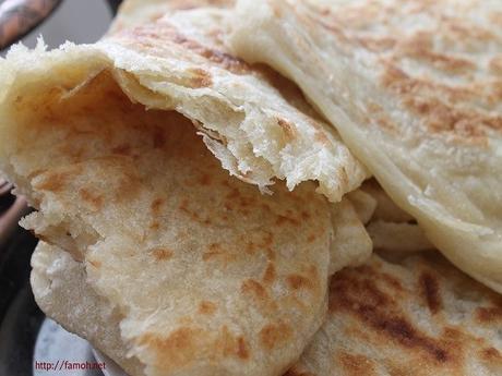 Msemen crêpe feuilletée