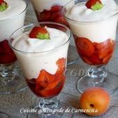 Mousse d'abricot à la fraise de Cyril Lignac - Cuisine gourmande de Carmencita