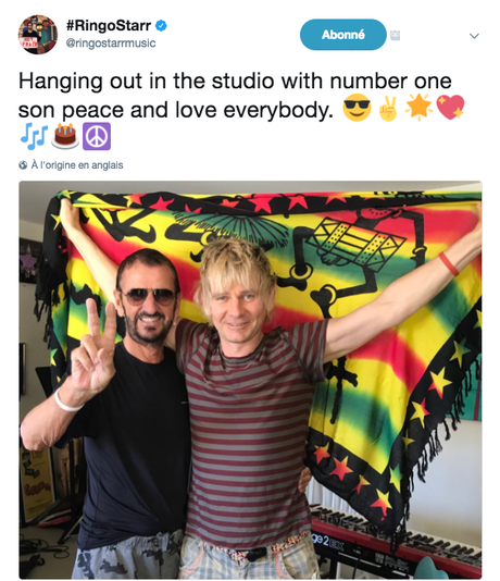 Ringo Starr : encore un invité de choix #ringostarr #zakstarkey #ringo2017 Ringo Starr : encore un invité de choix #ringostarr #zakstarkey #ringo2017