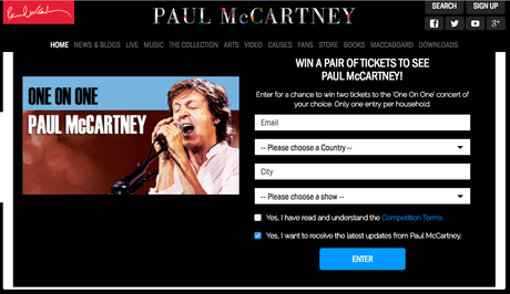 Gagnez des billets de concert pour applaudir Paul McCartney #paulmccartney #oneonone
