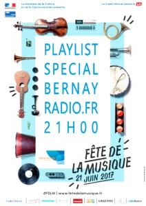 “Fête de la musique” playlist sur Bernay-radio.fr…