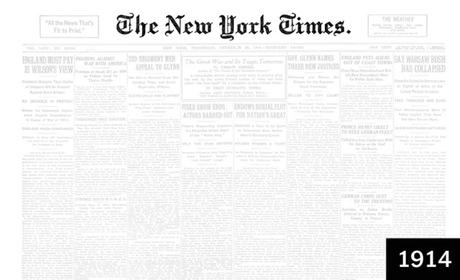 L'évolution du logotype du New York Times de 1851 à 2017