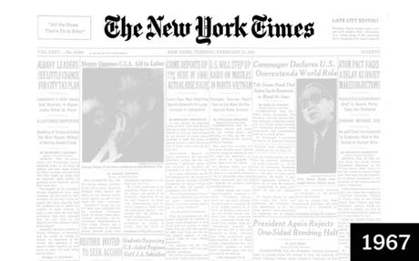 L'évolution du logotype du New York Times de 1851 à 2017