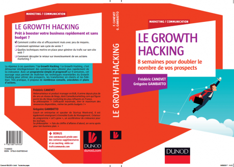Avant Première : la couverture de mon livre “Le Growth Hacking” publié chez Dunod