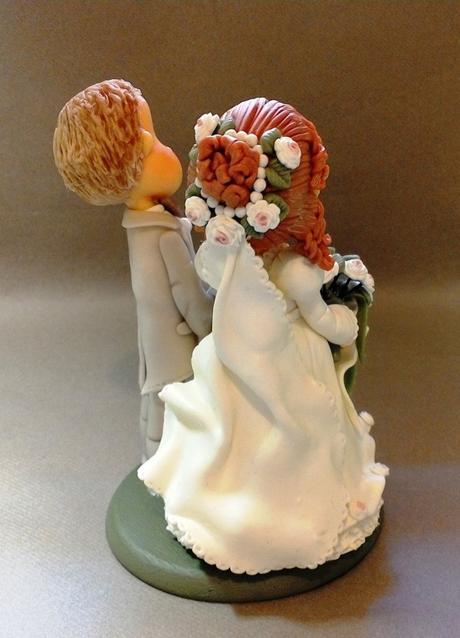Couple de Mariés en porcelaine froide