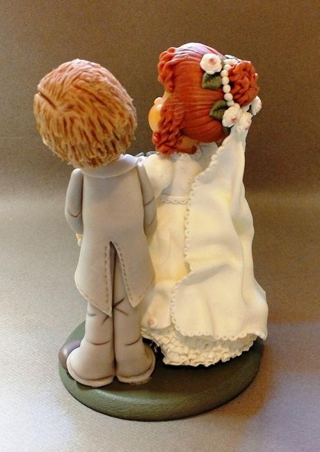Couple de Mariés en porcelaine froide