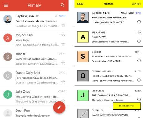WEBDESIGN : Les applications populaires s’offrent un design brutaliste