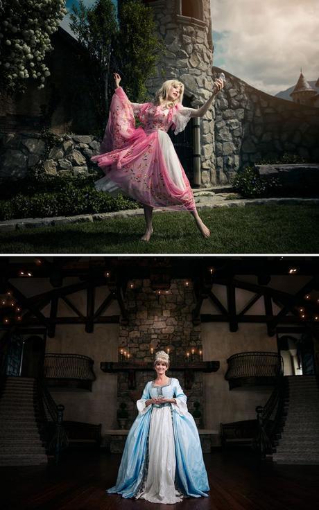Duos mère-fille : les princesses Disney avant/après