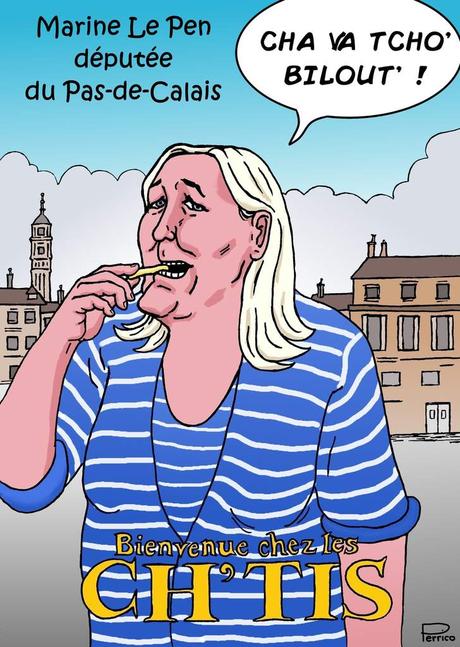 Marine Le Pen a la frite !