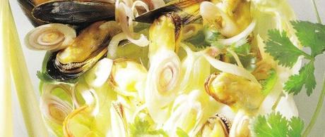 Salade de moules à la citronnelle fraîche