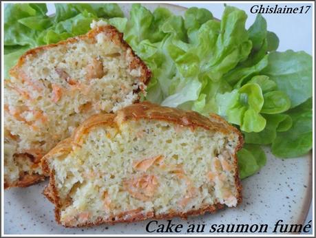 Cake au saumon fumé