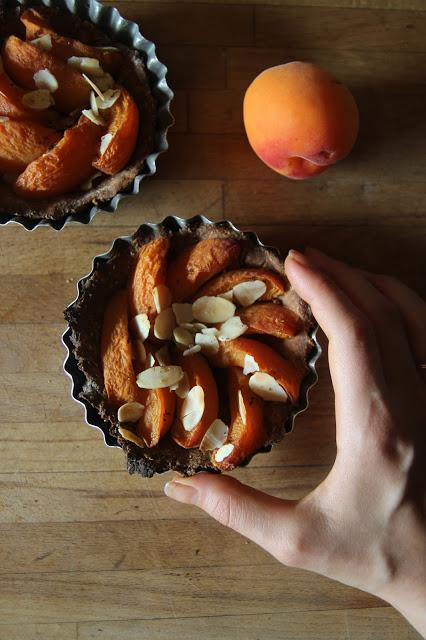 Tartelettes simplissimes aux abricots et à la vanille